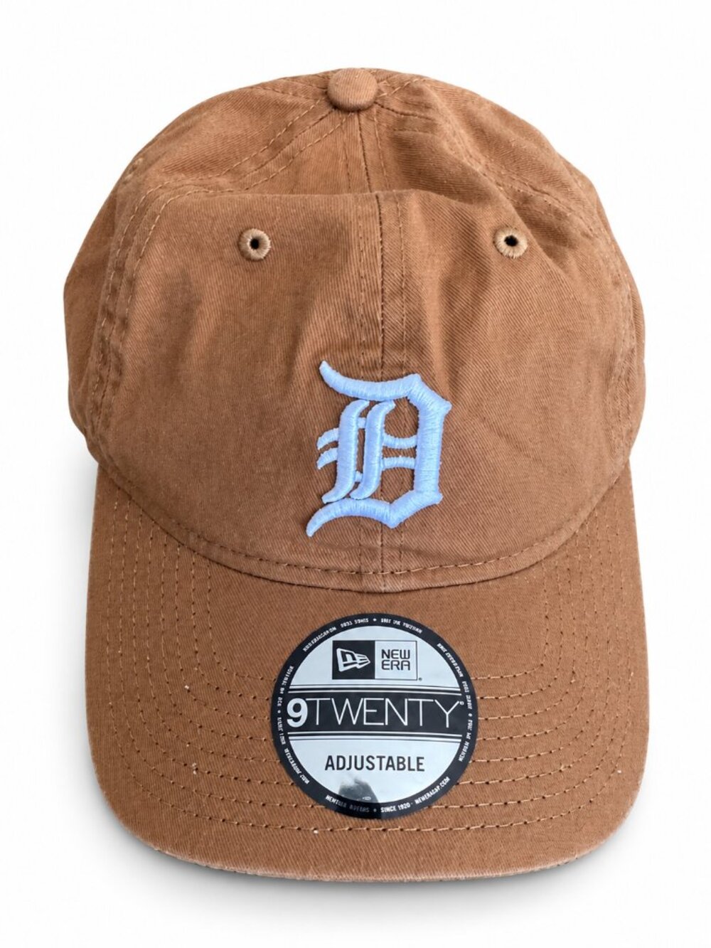 New Era Detroit Tigers Brown White D 9TWENTY Adjustable Hat